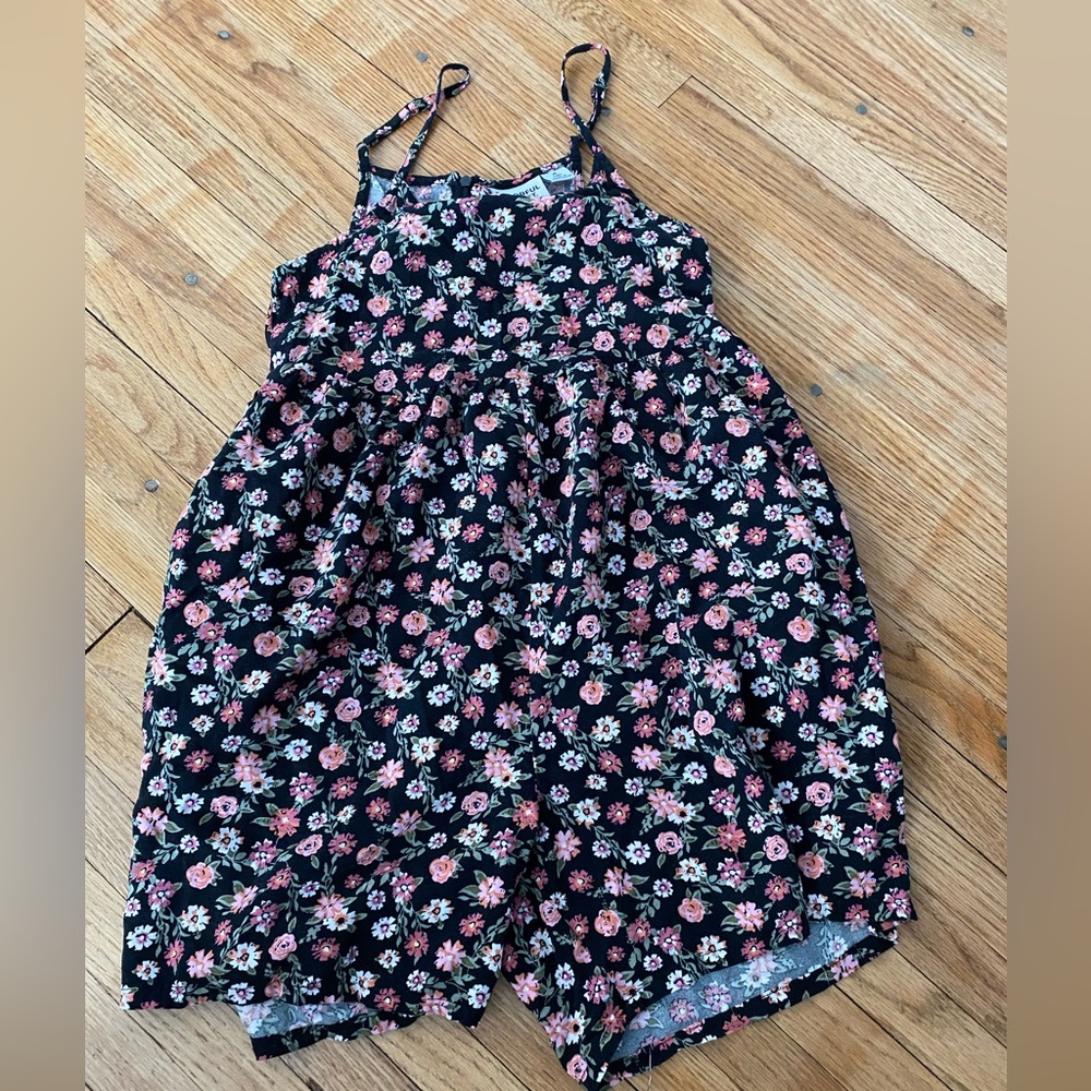 Colorful Planet Girls Romper Set size Medium 10 Sleeveless Zip Close jumpsuit